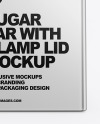 Metallic Sugar Jar Mockup