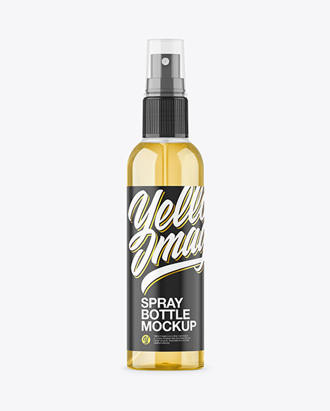 Clear Glass Spray Bottle Mockup Clear Glass Spray Bottle Mockup