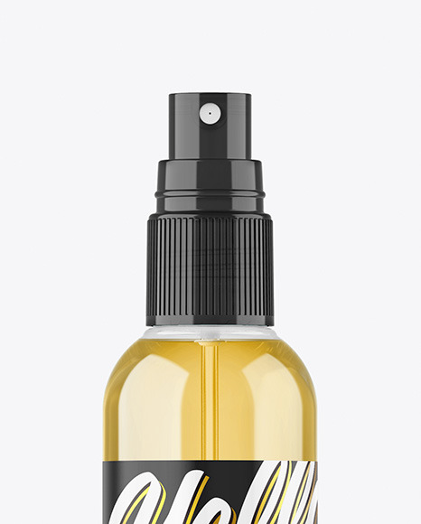 Clear Glass Spray Bottle Mockup Clear Glass Spray Bottle Mockup