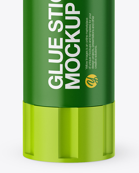 Glossy Glue Stick Mockup