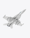 Combat Fighter - Half Side Bottom View