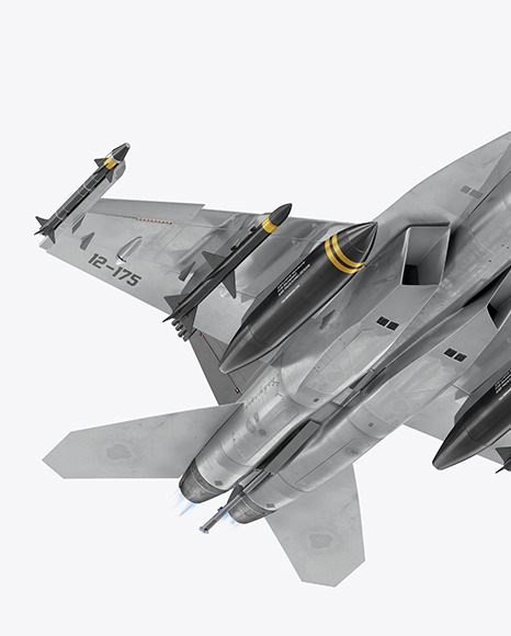 Combat Fighter - Half Side Bottom View