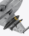 Combat Fighter - Half Side Bottom View