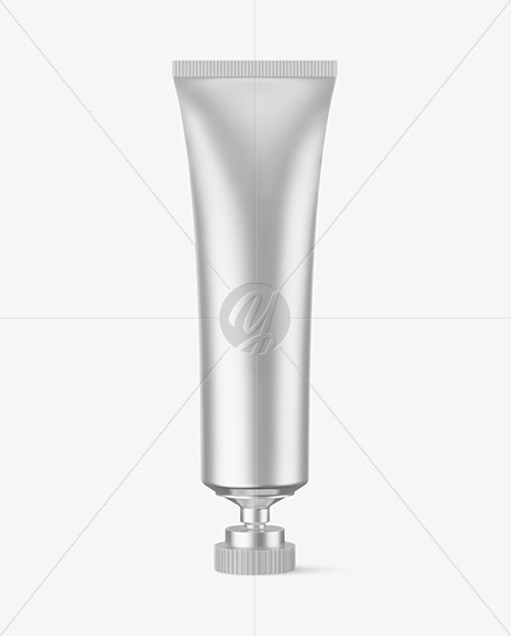 Metallic Cosmetic Tube Mockup