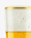 Pilsner Beer Glass Mockup