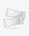 Two Glossy Snack Packages Mockup