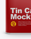 Matte Tin Can Mockup