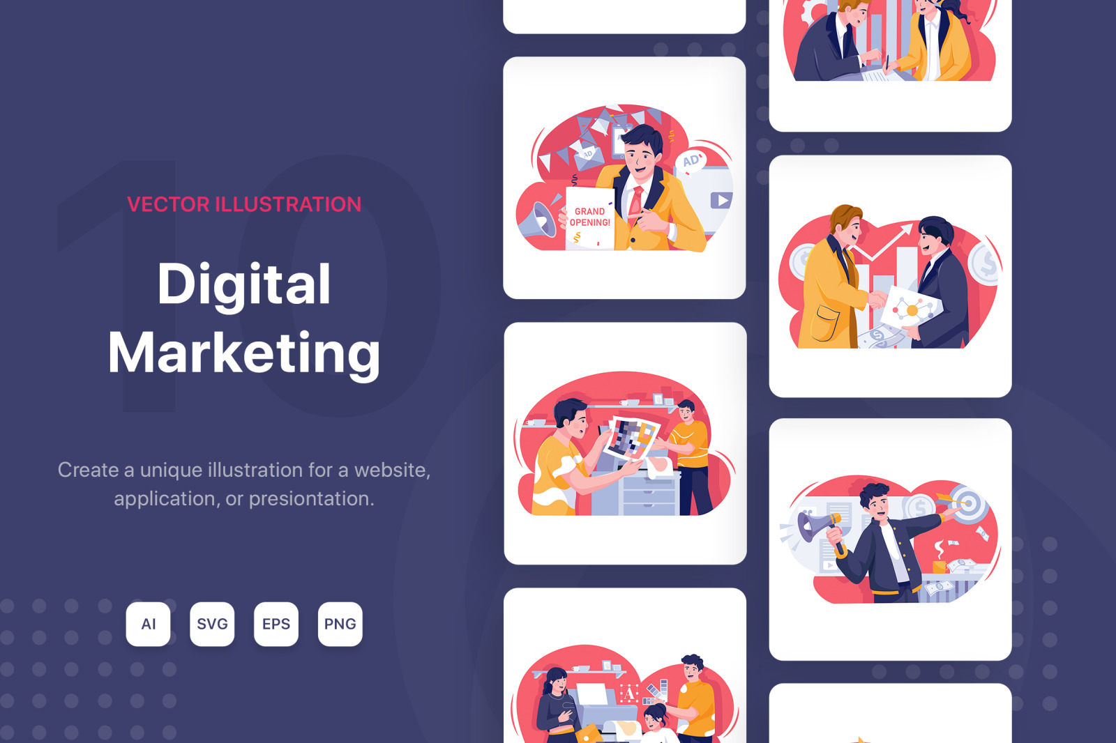 M125_Digital Marketing Illustrations