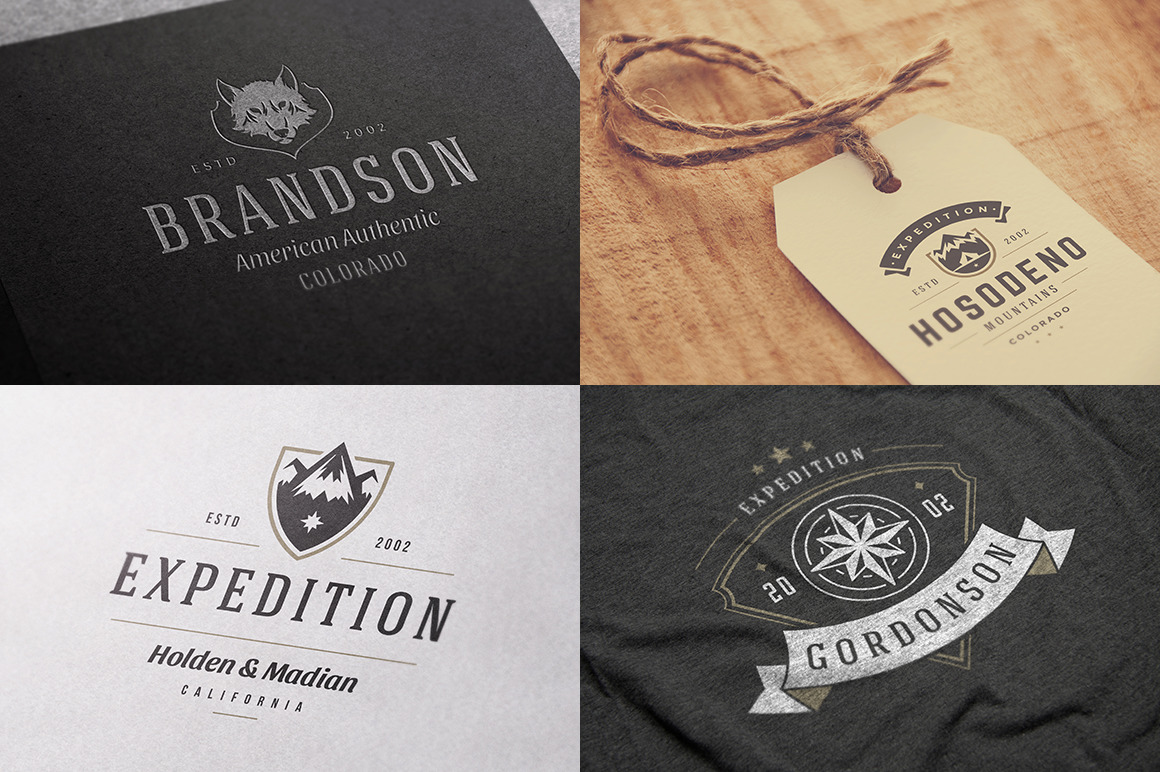 50 Outdoor Logos and Badges