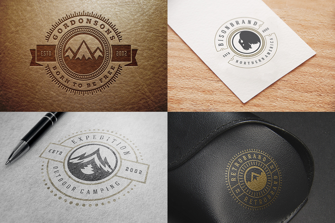 50 Outdoor Logos and Badges