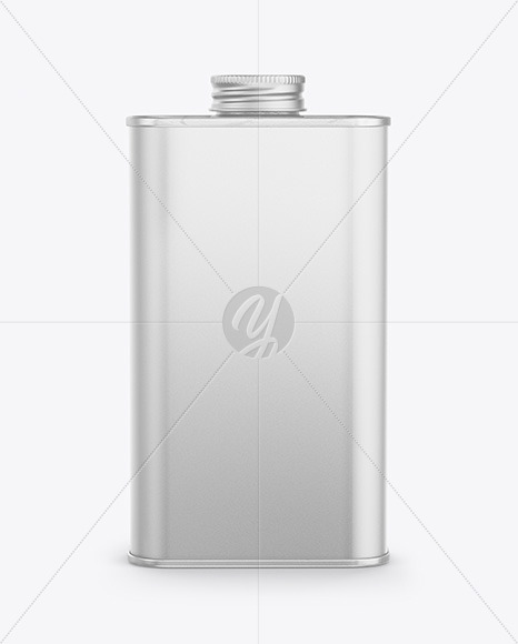 Metallic Tin Can Mockup