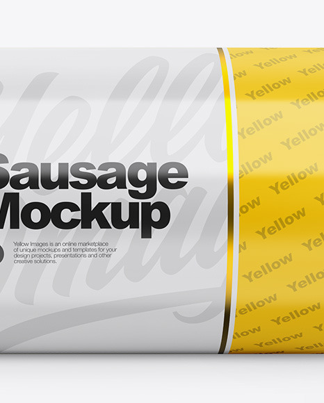 Glossy Sausage Chub Mockup