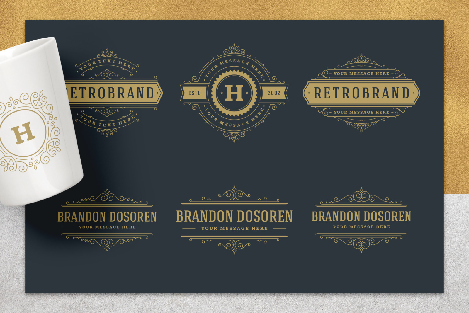 36 Luxury Ornament Logos 36 Luxury Ornament Logos