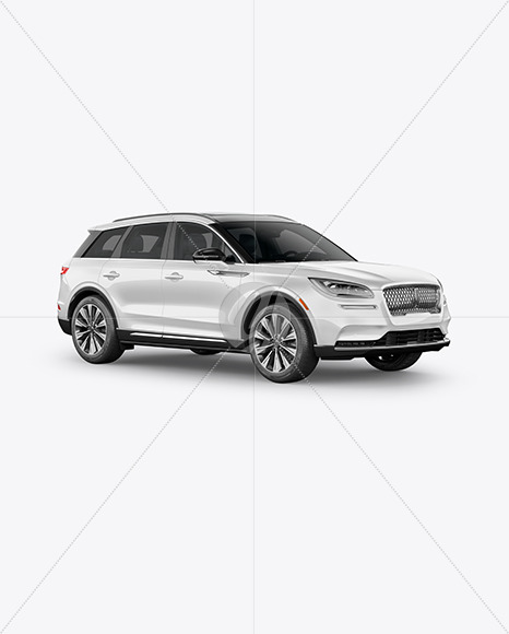 Crossover SUV Mockup – HalfSide View