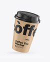 Kraft Coffee Cup Mockup