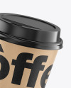 Kraft Coffee Cup Mockup