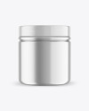 Metallized Protein Jar Mockup