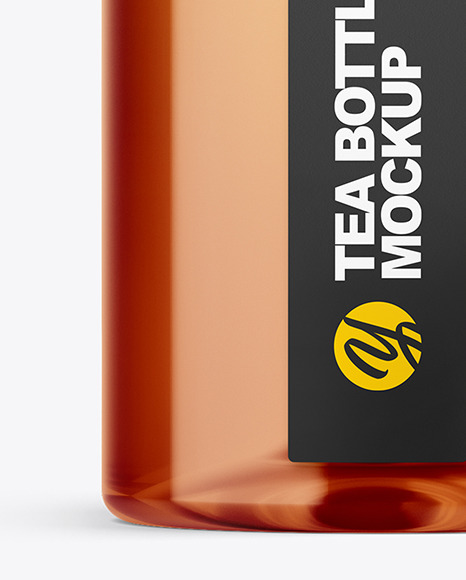 Tea Bottle with a Tag Mockup