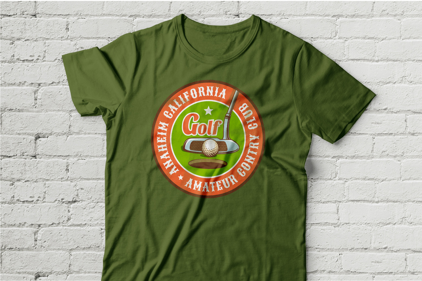 Golf Retro Logo Set Golf Retro Logo Set