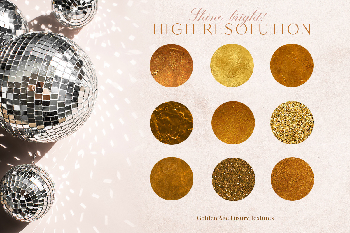 25 Golden Age Luxury Textures