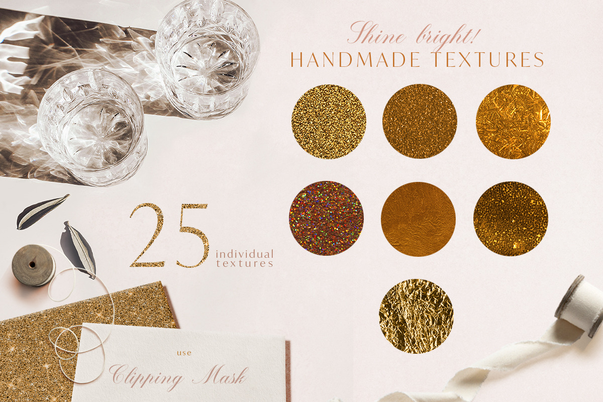 25 Golden Age Luxury Textures