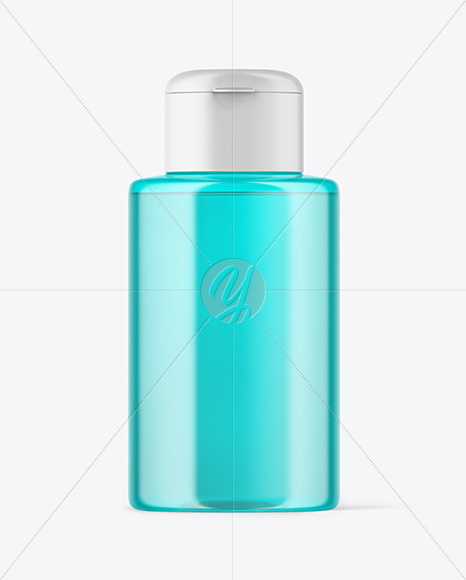 Color Plastic Bottle Mockup