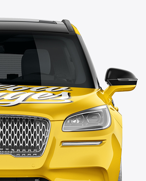 Crossover SUV Mockup – Front View