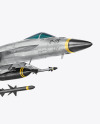 Combat Fighter with Rockets- Half Side View (Hero Shot)