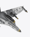 Combat Fighter - Back Half Side View (Hero Shot)