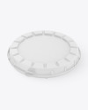 Matte Round Pizza Box Mockup