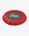 Matte Round Pizza Box Mockup