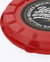 Matte Round Pizza Box Mockup