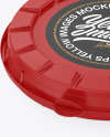 Matte Round Pizza Box Mockup