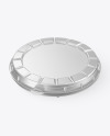 Metallized Round Pizza Box Mockup