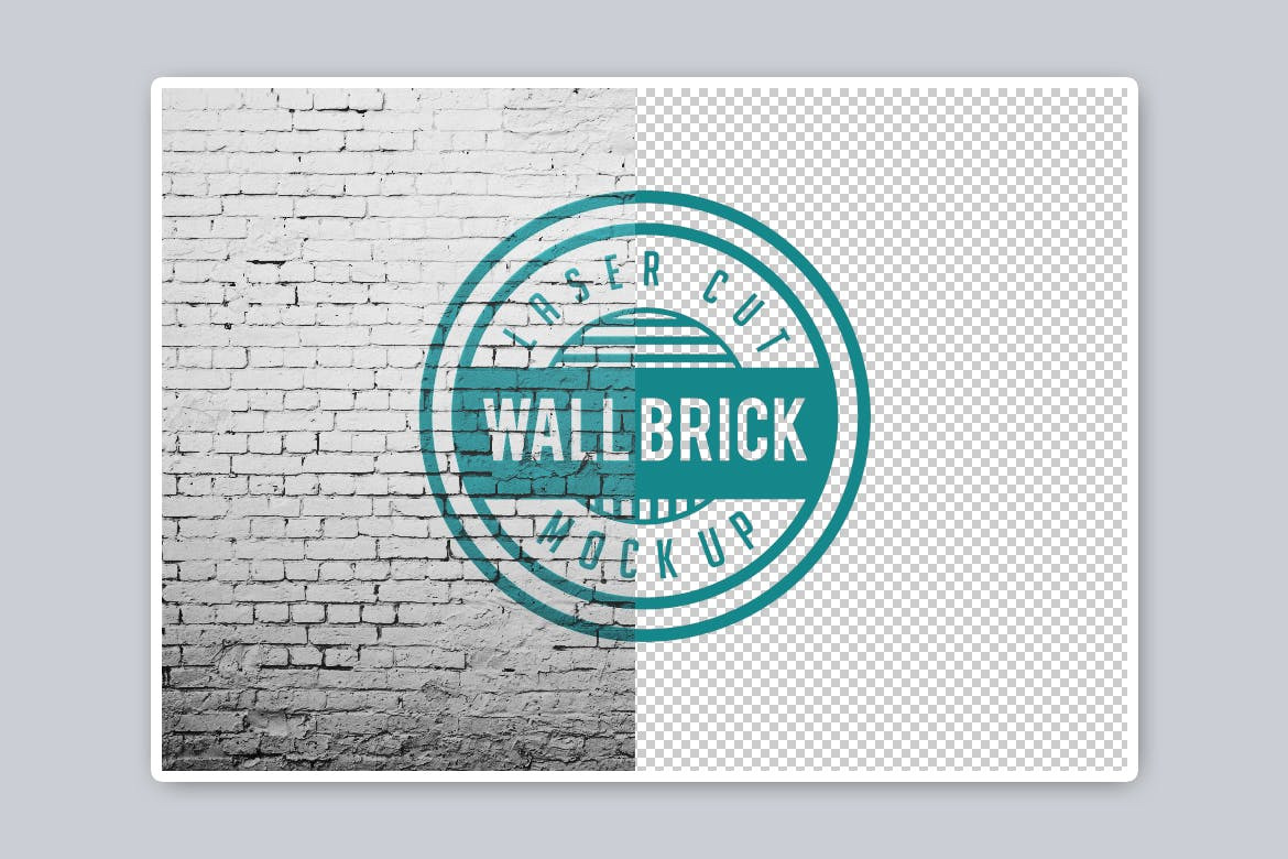 Wall Brick Mock up Wall Brick Mock up