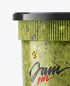 Kiwi Jam Jar Mockup