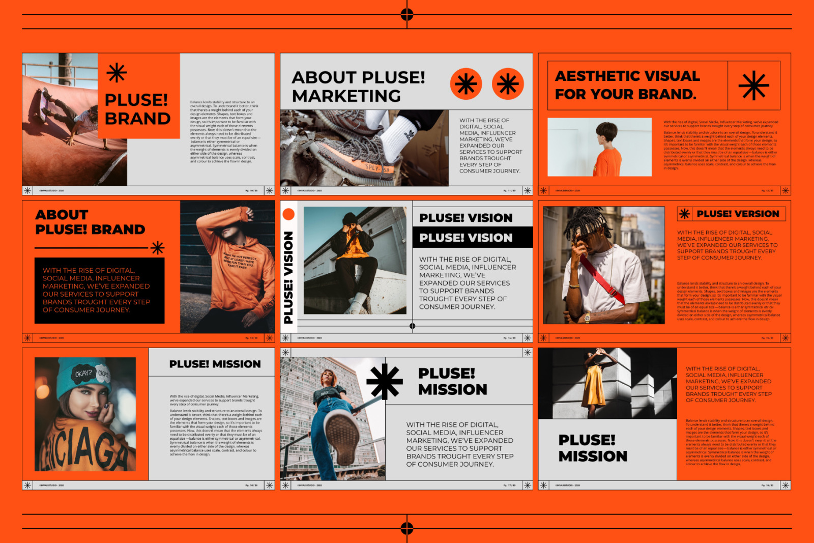 PLUSE! Media Kit PowerPoint Templates