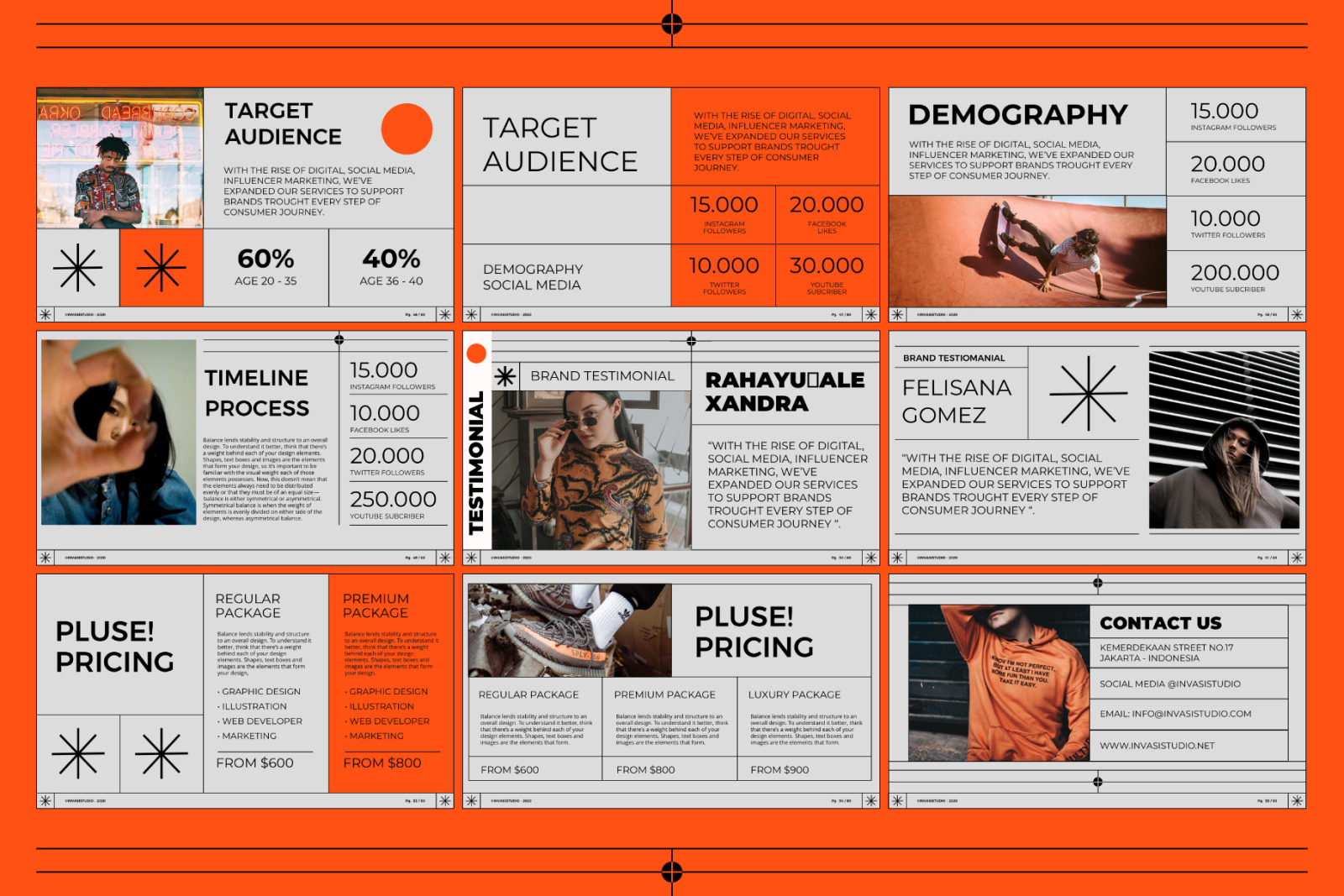 PLUSE! Media Kit PowerPoint Templates