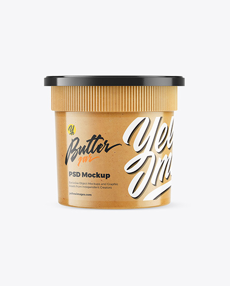 Peanut Butter Jar Mockup