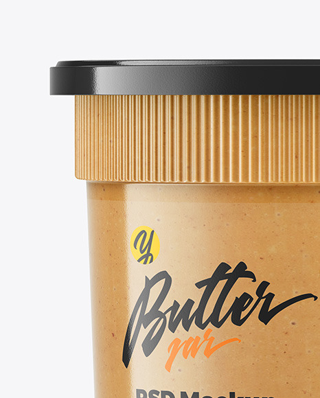 Peanut Butter Jar Mockup