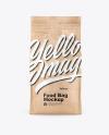 Kraft Food Bag Mockup