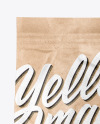 Kraft Food Bag Mockup
