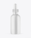 Matte Plastic Dropper Bottle Mockup