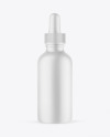 Matte Plastic Dropper Bottle Mockup