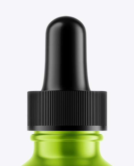 Metallic Dropper Bottle Mockup Metallic Dropper Bottle Mockup
