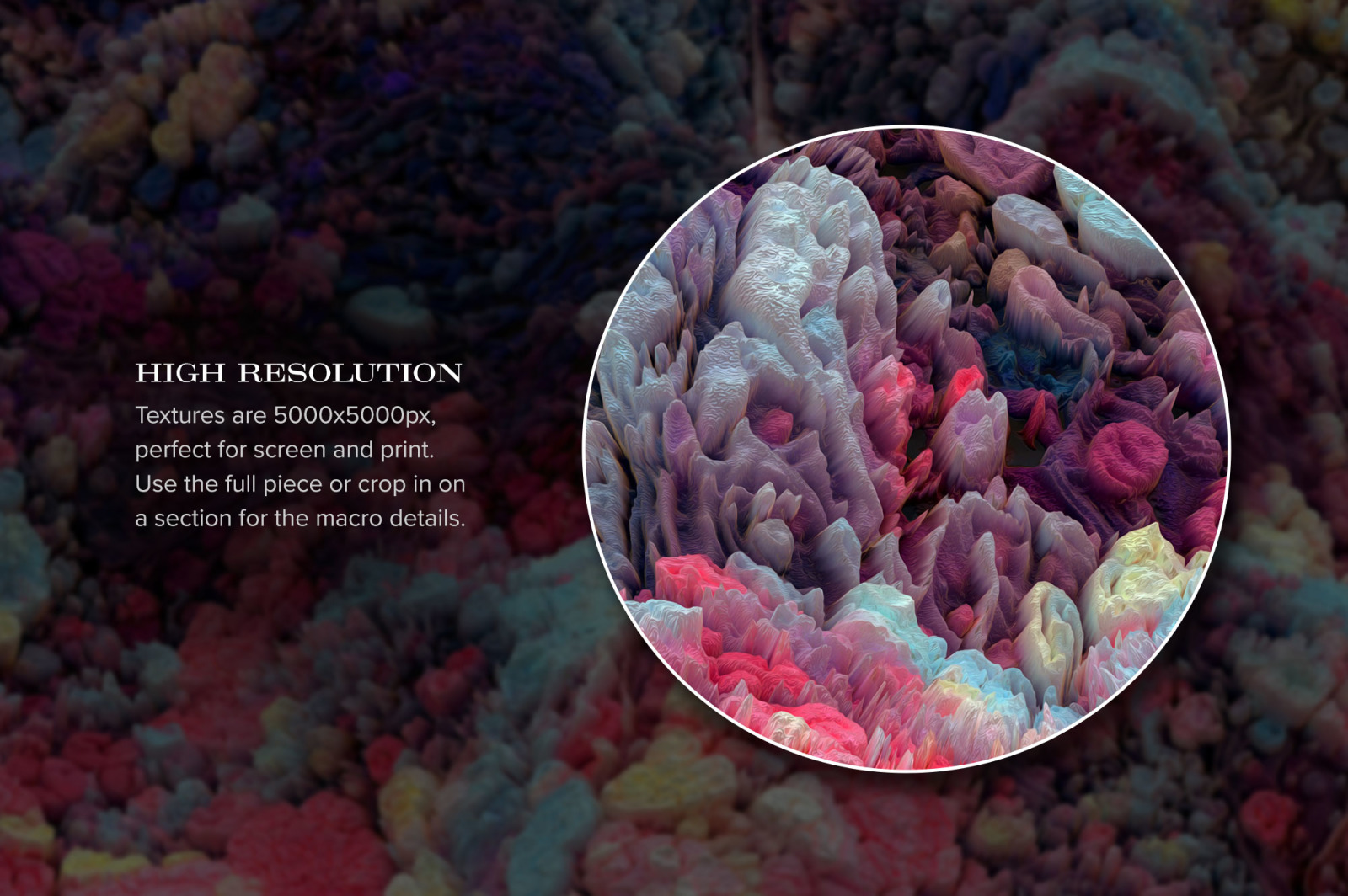 Wistful: Experimental 3D Paint Textures Wistful: Experimental 3D Paint Textures