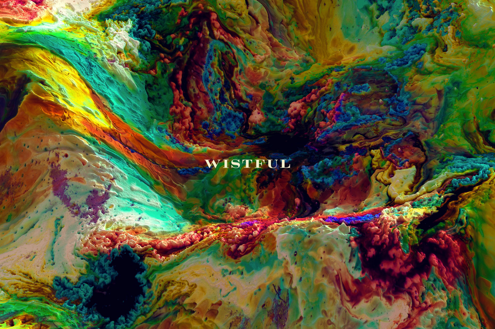 Wistful: Experimental 3D Paint Textures Wistful: Experimental 3D Paint Textures