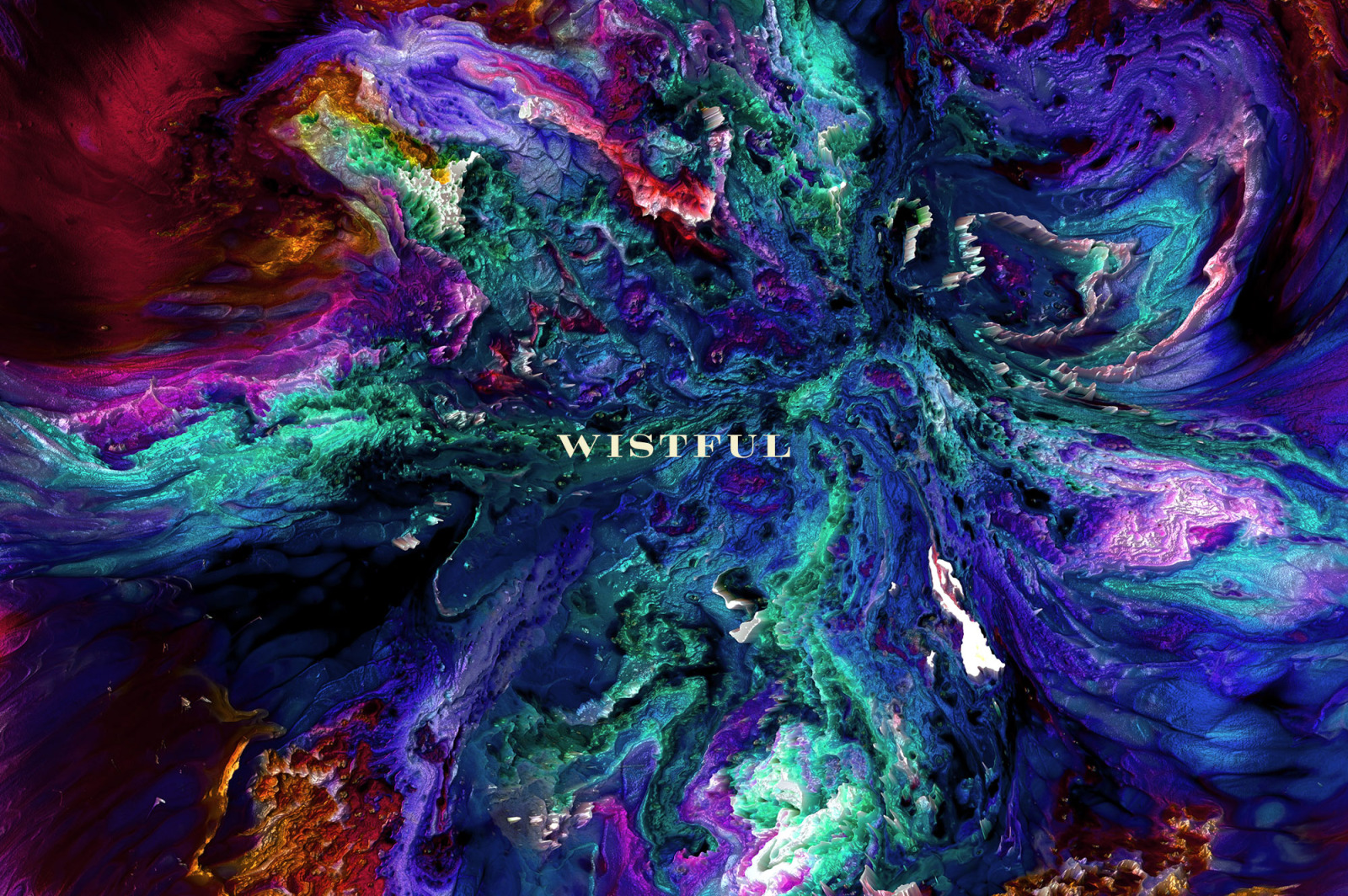 Wistful: Experimental 3D Paint Textures Wistful: Experimental 3D Paint Textures