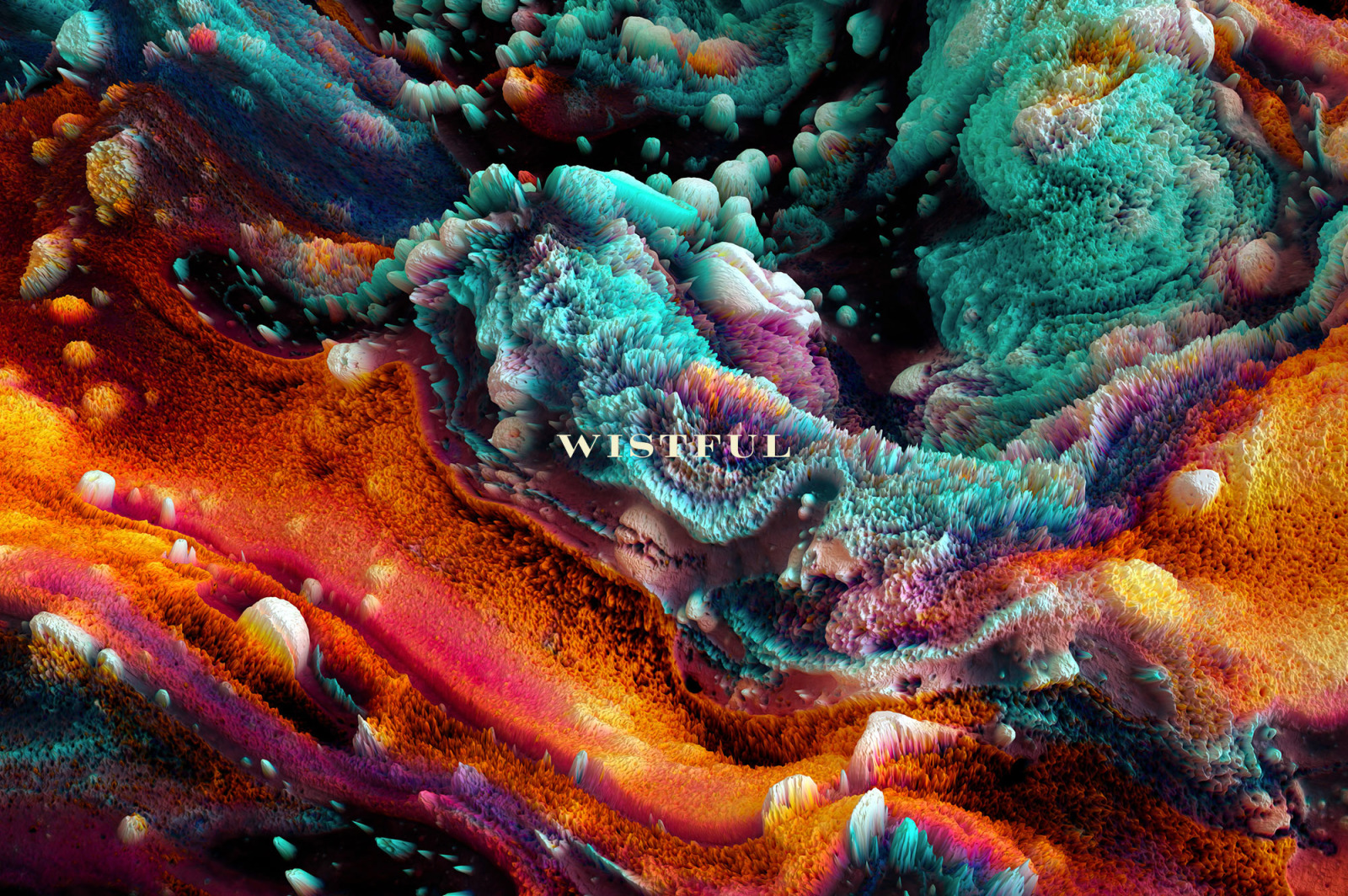 Wistful: Experimental 3D Paint Textures Wistful: Experimental 3D Paint Textures