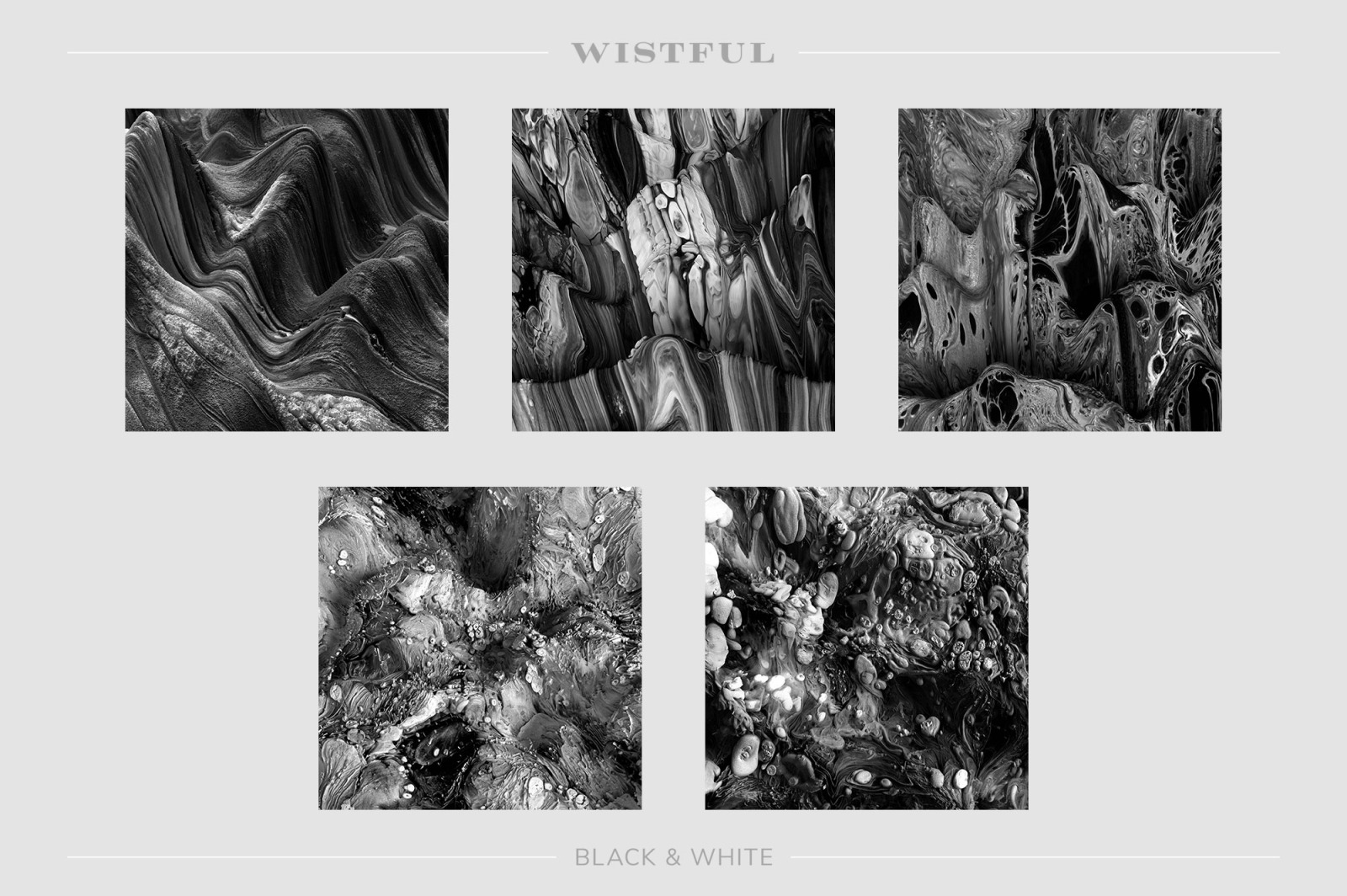Wistful: Experimental 3D Paint Textures Wistful: Experimental 3D Paint Textures